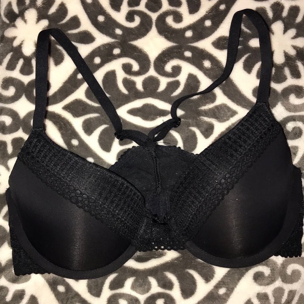 Brand new black Aerie demi push-up bra